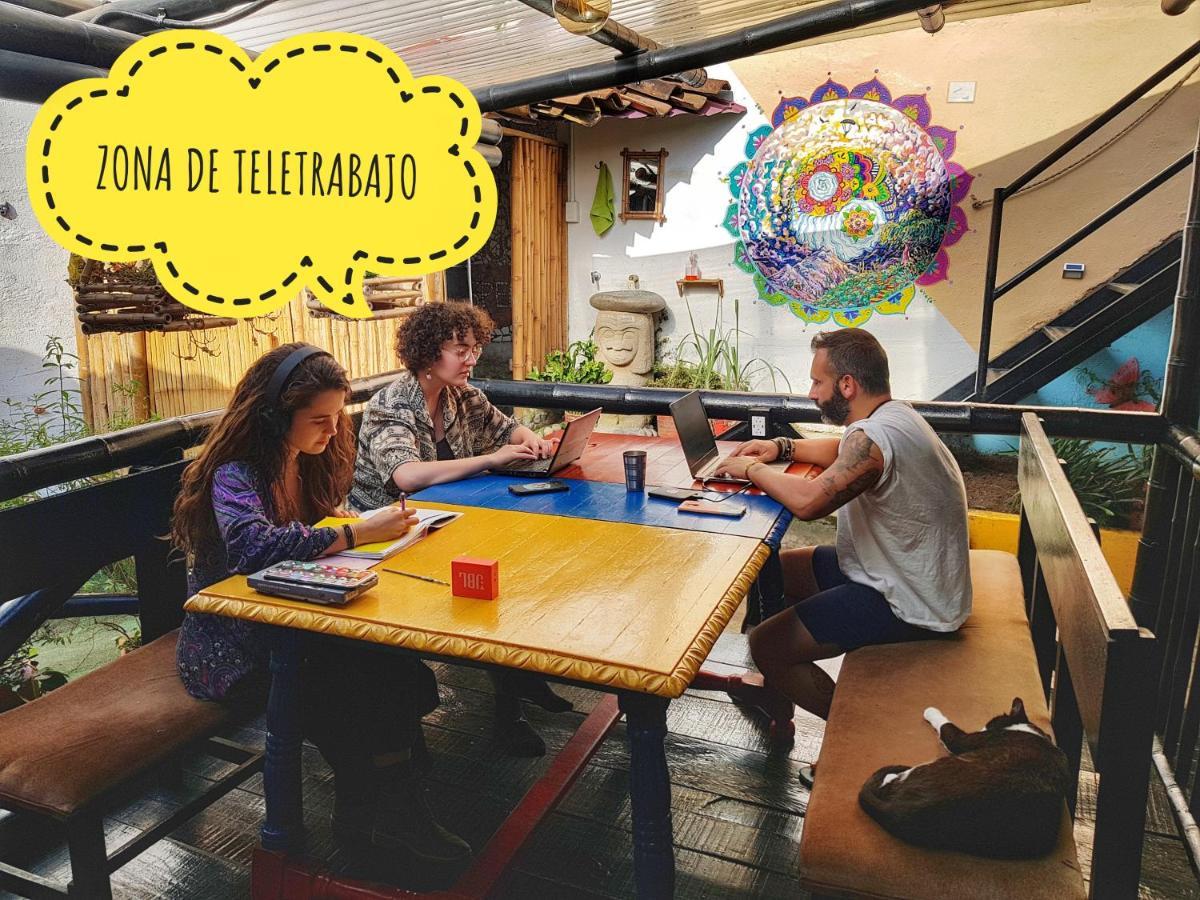 San Agustín Hostal Bambu מראה חיצוני תמונה