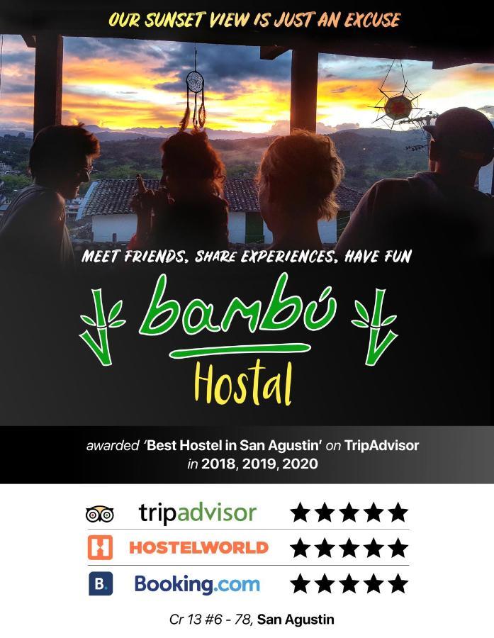 San Agustín Hostal Bambu מראה חיצוני תמונה